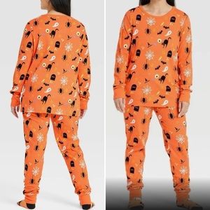 Hyde & Eek-Halloween-2-Piece Cotton Knit Pajama Set-Sz 4X
